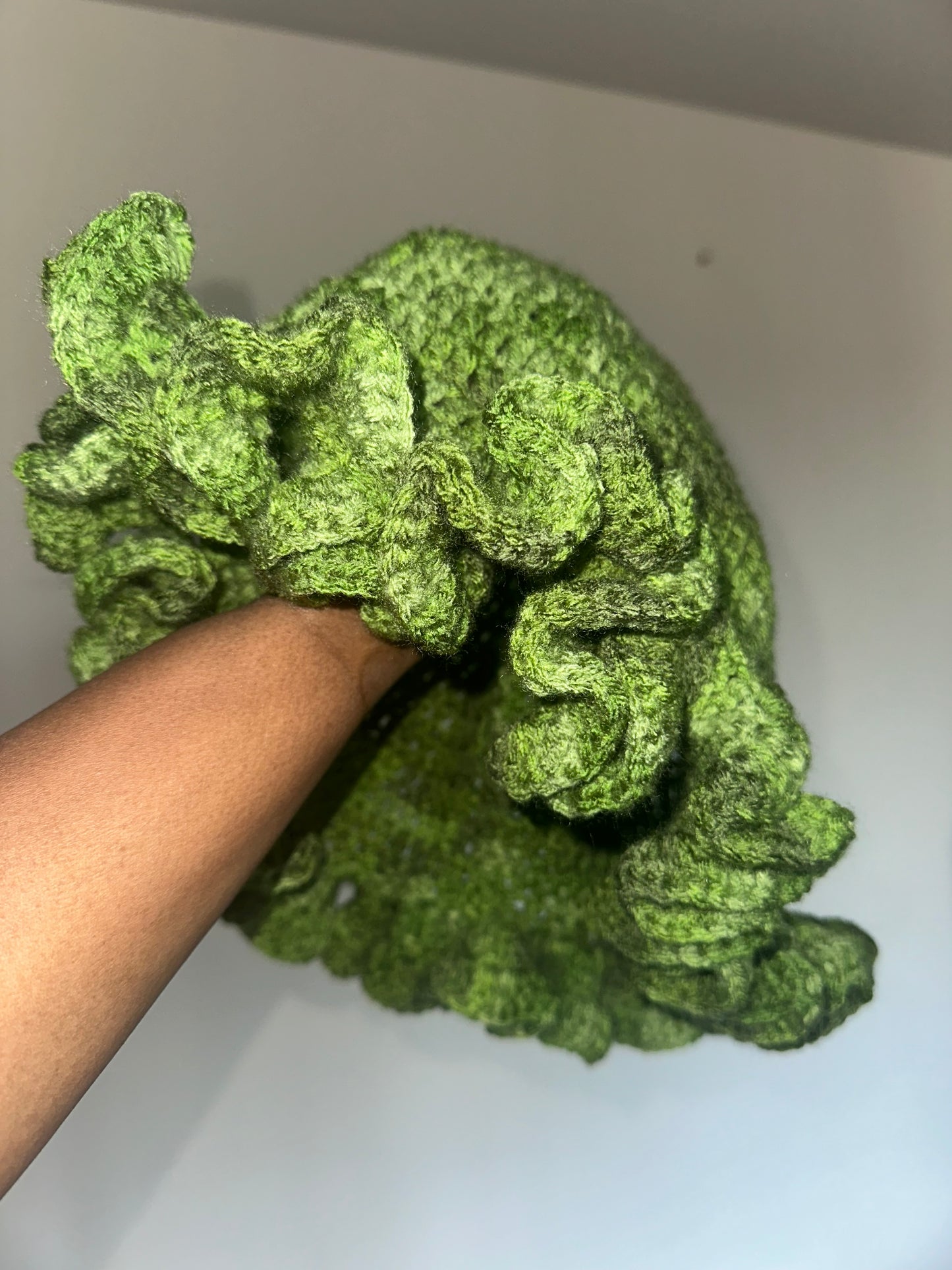 Crochet Ruffle Hat