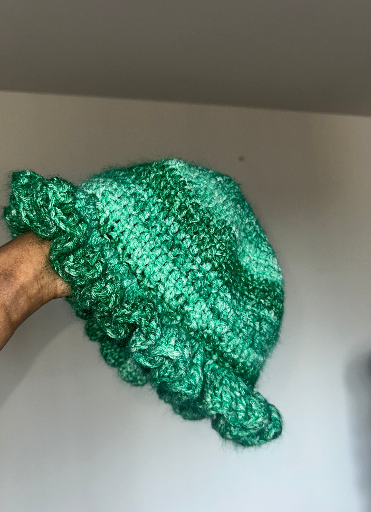 Crochet Ruffle Hat